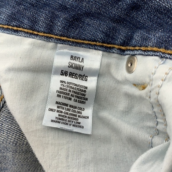WOMEN’S Aeropostale Blue Bayla Skinny Jeans Size 5/6 Reg - Picture 10 of 10
